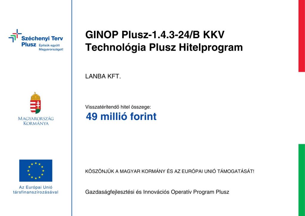 GINOP-Plusz-1-4-3-24B-KKV-Technologia-Plusz-Hitelprogram